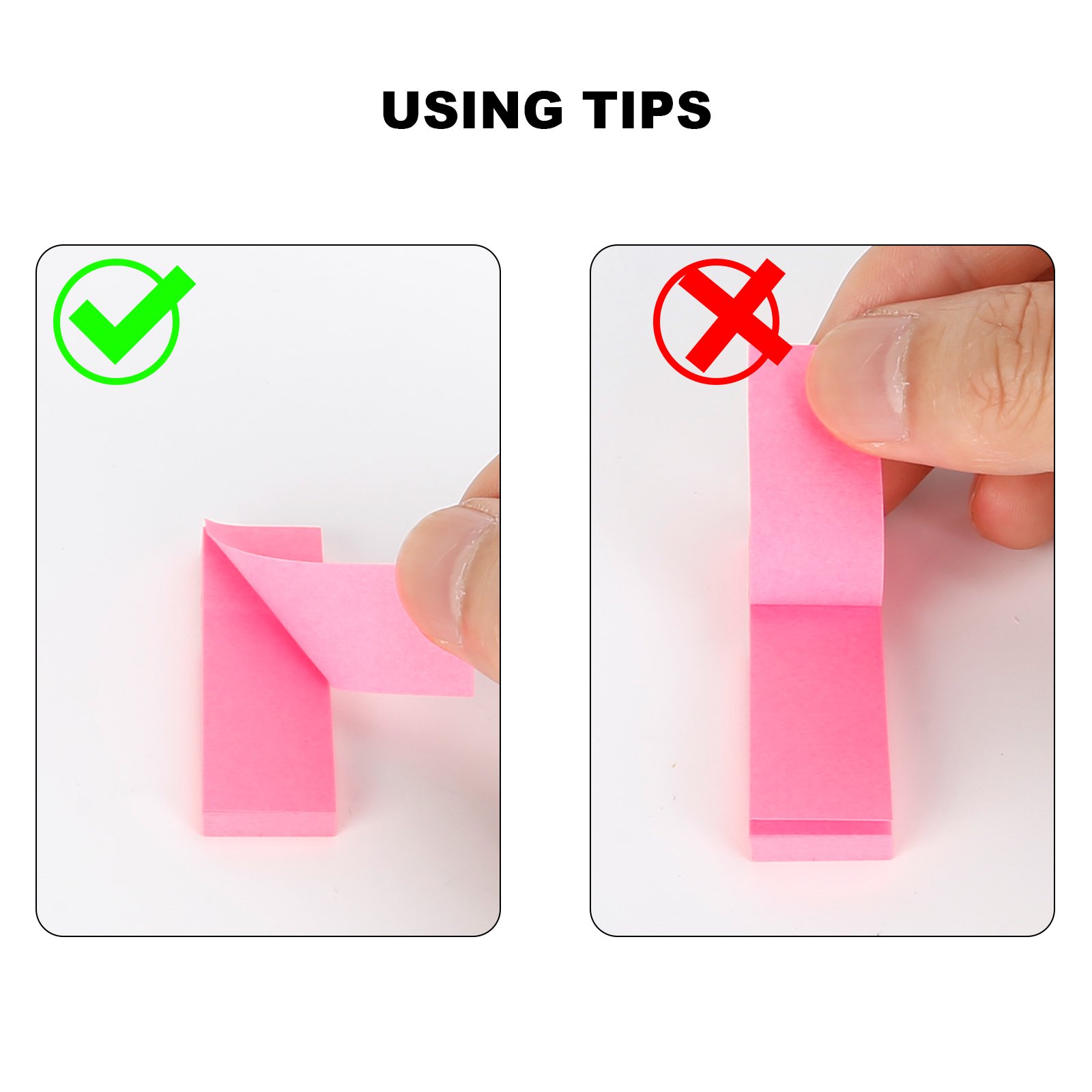 Eagle 1 Pack 4-Color 15x50mm Color Memo Stickers Office 4x40 Sheets Sticky Note Paper in Stock 659-5P