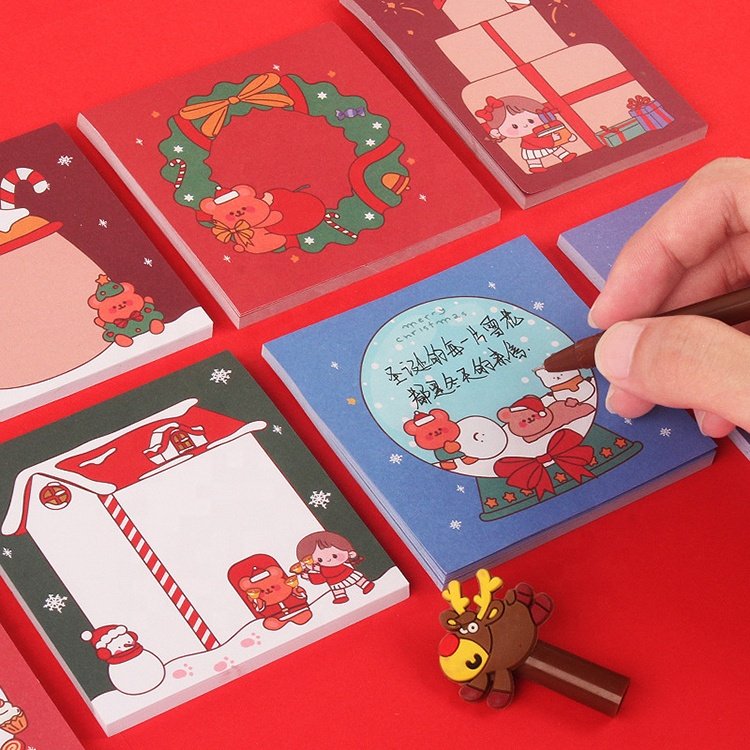 Creative Special Shaped Sticky Notes Student Cartoon Cute Notepad Handwritten Memo Convenient Sticky Note