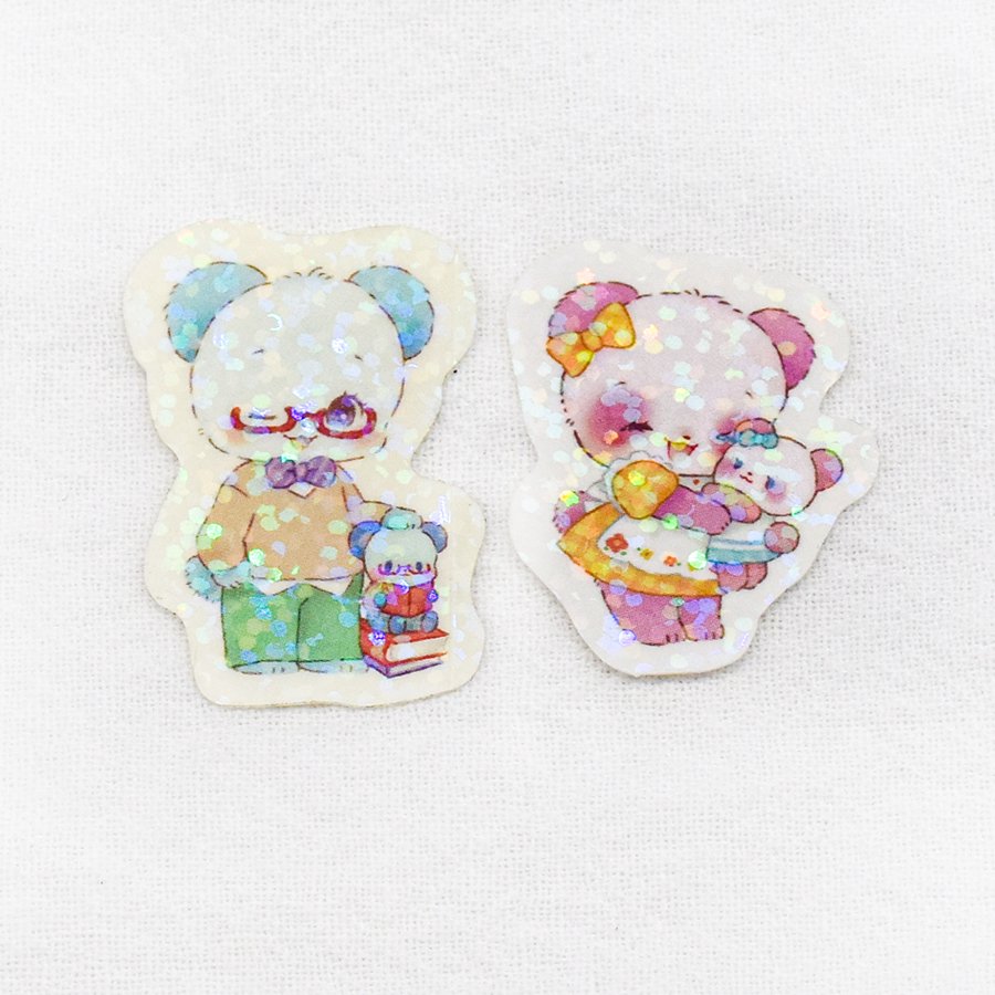 Most Popular cute clear stickers sheet custom waterproof vinyl transparent stickers Adhesive kiss cut cartoon sticker sheets