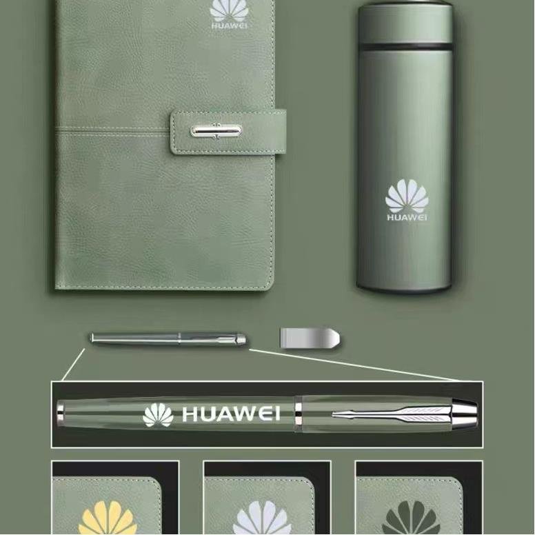 Unique Products To Sell Online Personalized A5 Business Journal Leather Hard Cover Notebook With Gift Box And Pen