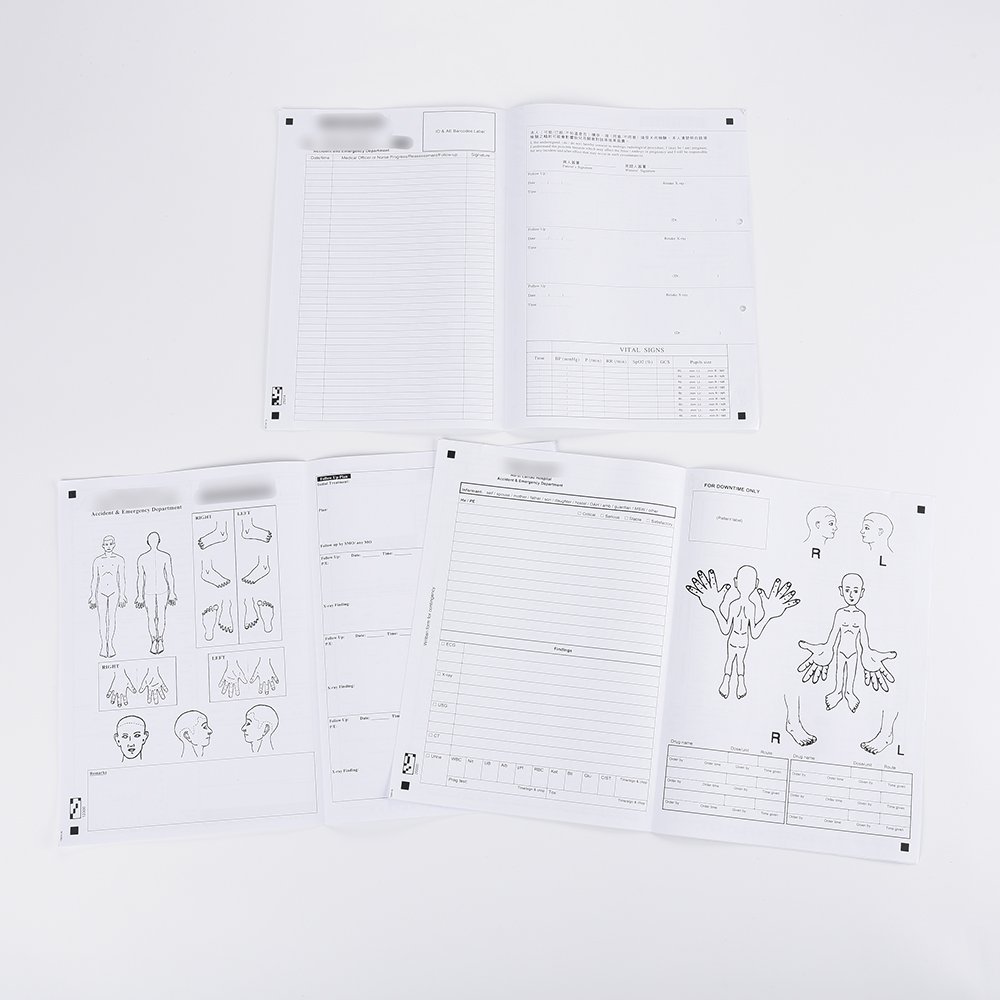 Distinguished Quality Wood-Free Printing Paper Recycle Paper Useful A&E Record Sheet For Records