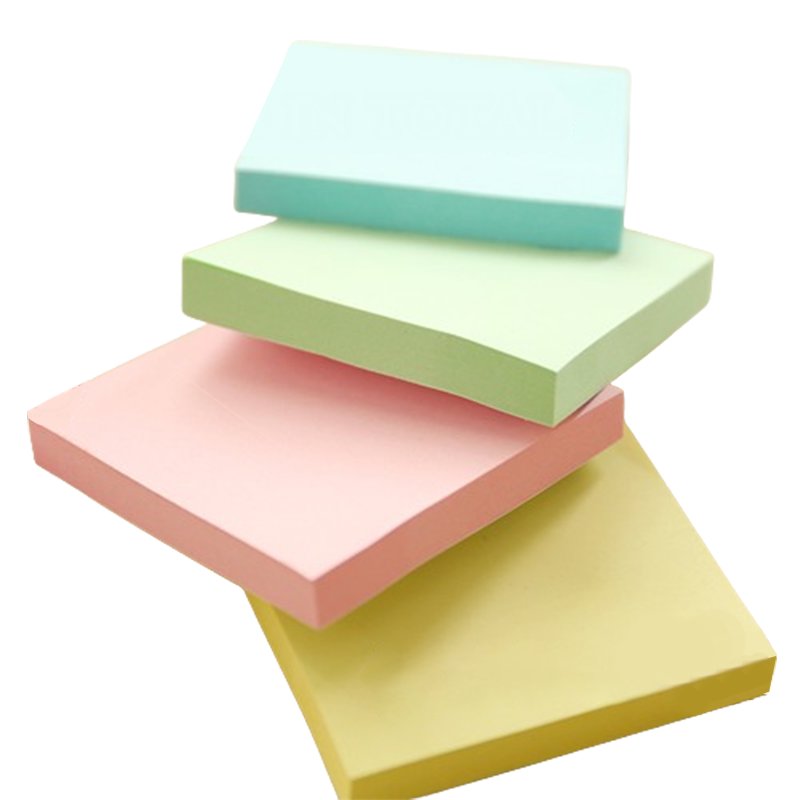 1pcs 2.95*2.95in Environmentally Friendly Materials Simple Design Diverse Styles Memo Pad
