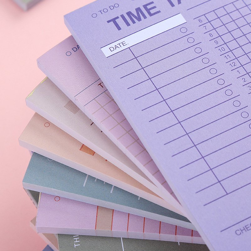 Creative DIY hand account message note-keeping post note book no stickiness daily planner's work message memo