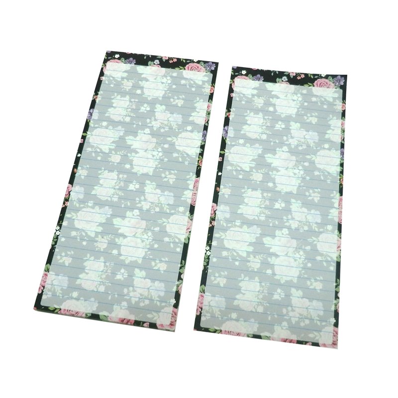 Special Cute Magnetic Loose Leaf Stationery custom shaped Sticky Notes pad custom low moq holder