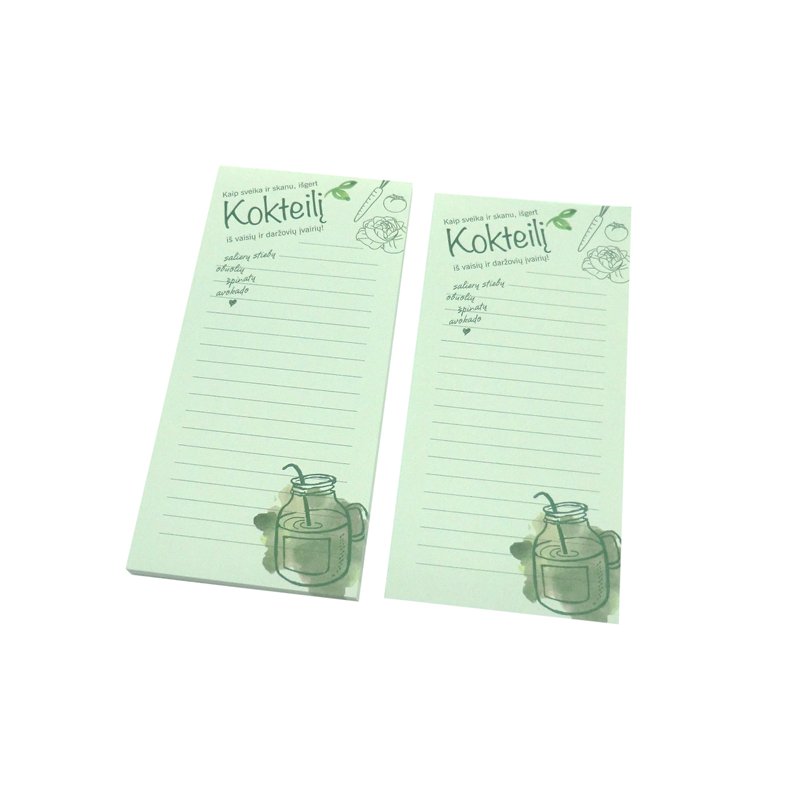 Special Cute Magnetic Loose Leaf Stationery custom shaped Sticky Notes pad custom low moq holder