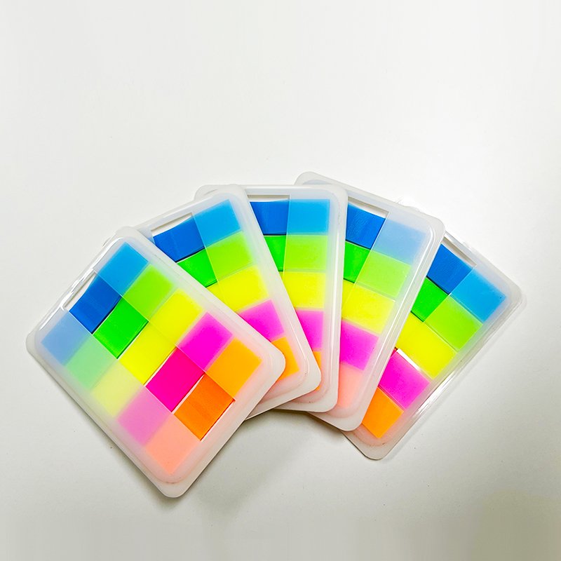 Office Stationery Colorful Sticky Page Markers Self Stick Removable Index Tabs