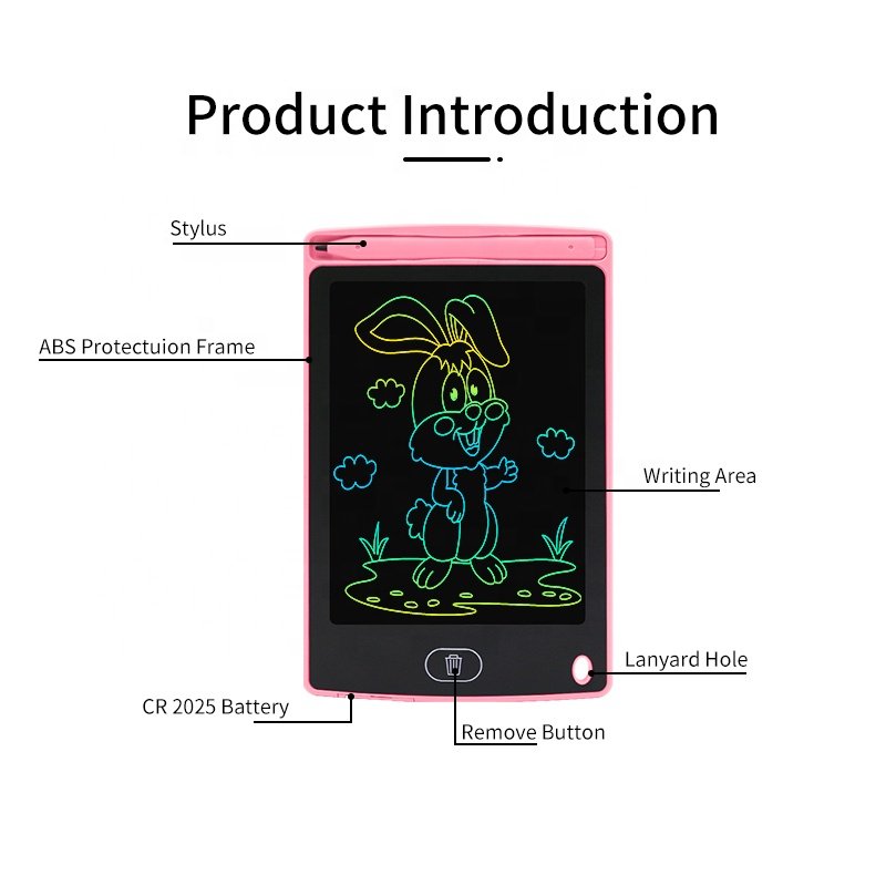 Factory Wholesale Basic Style Tablet For Children Multi-Color Screen Write Tablet 6.5 Inches