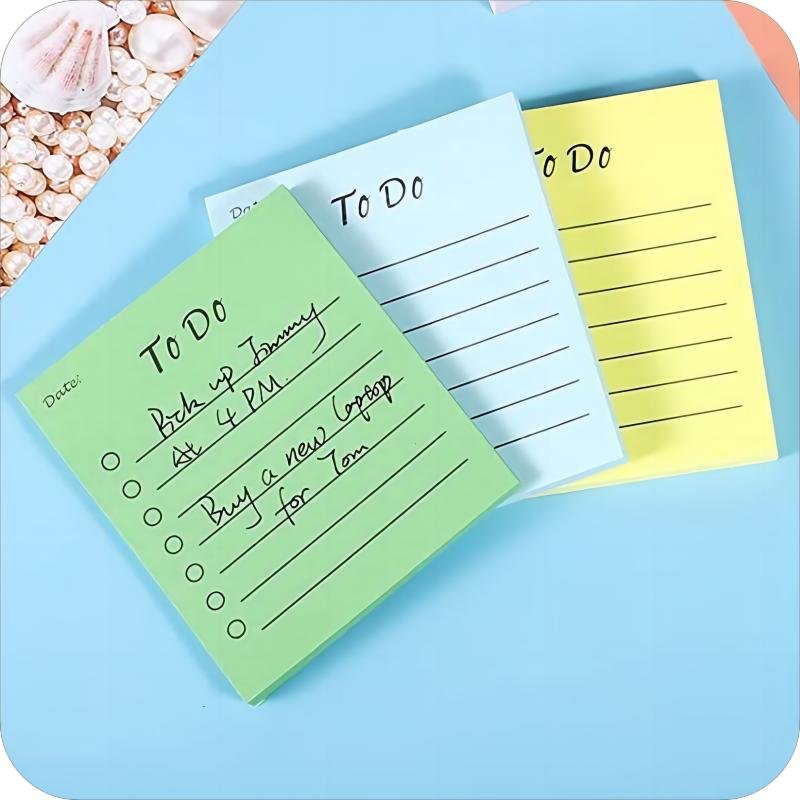 Protection Message Memo N Times Sticky Horizontal Line Note Book Post Myself It Classic Fluorescent Memo