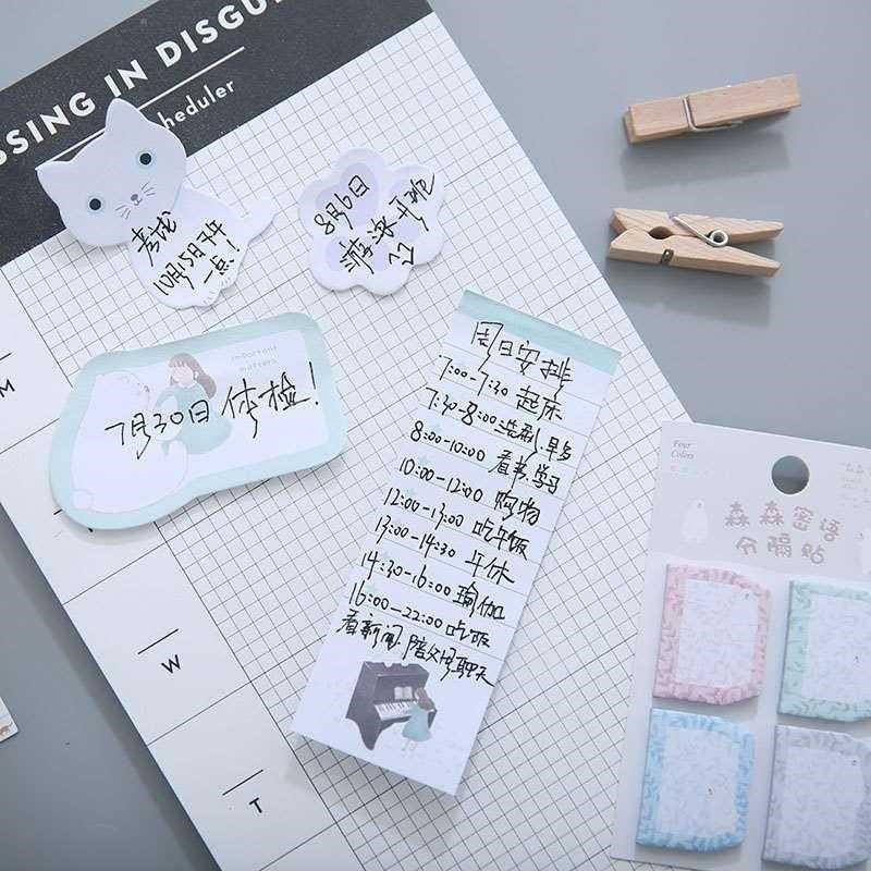 Myway custom Combination suit sticky notes printer kawaii stationery korean memo pad