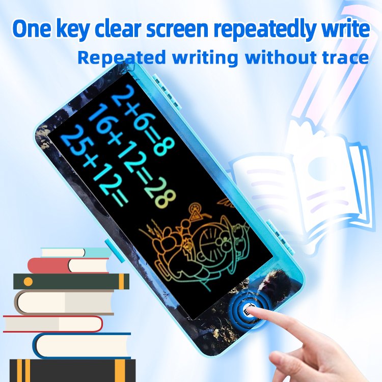 Children's Digital Writing Pads LCD Stationery Case Style Writing Board
