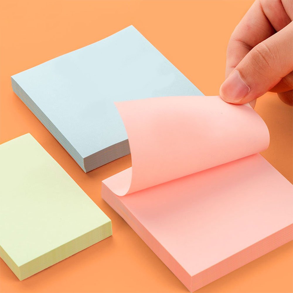 Square shaped good quality memo pad style sticky notes for school stationery
