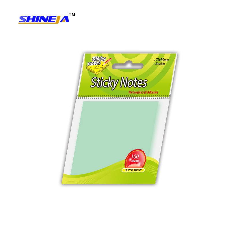 Square shaped good quality memo pad style sticky notes for school stationery