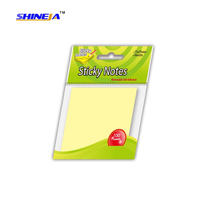 Square shaped good quality memo pad style sticky notes for school stationery