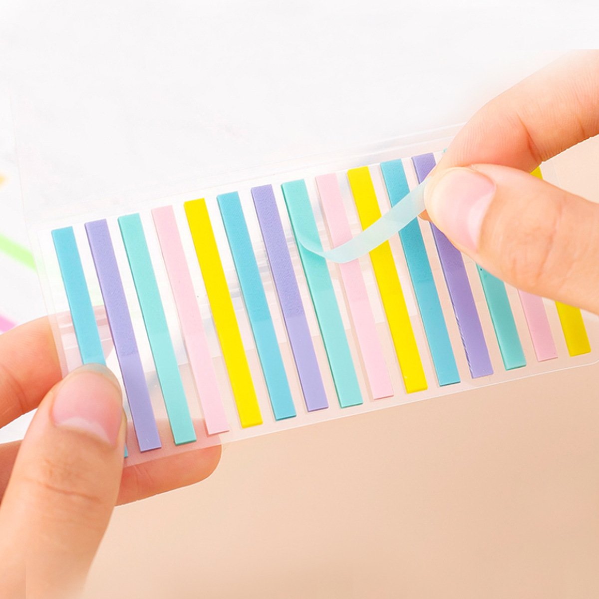 Index Tabs PET Material Magnetic Sticky Note Memo Pad for School Office & Gift Use Stationery sticky note
