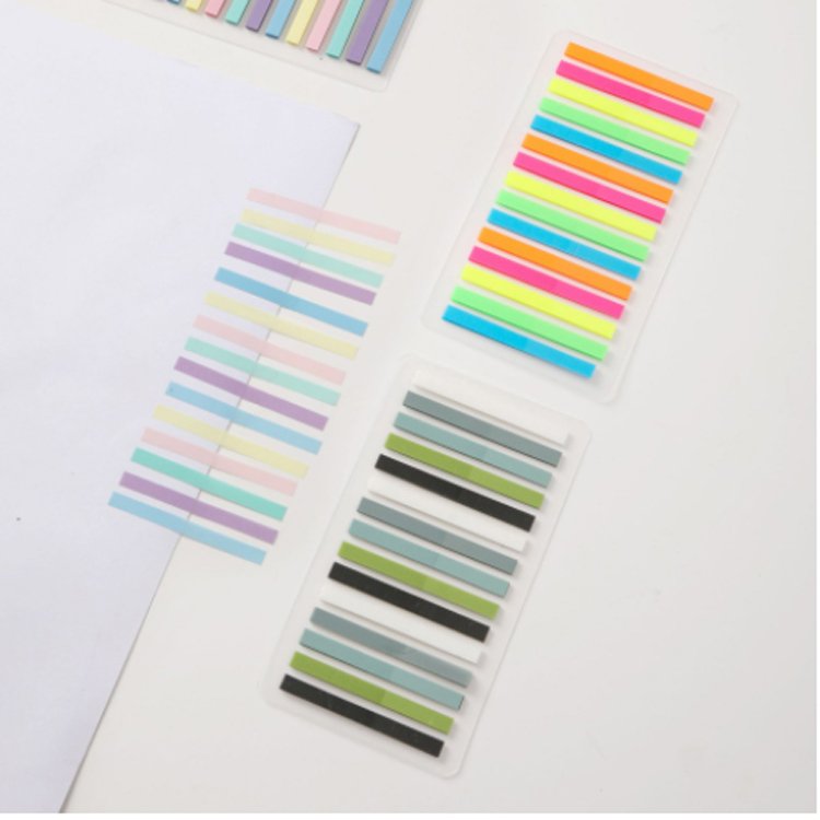 Index Tabs PET Material Magnetic Sticky Note Memo Pad for School Office & Gift Use Stationery sticky note