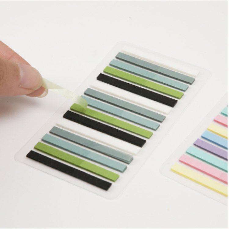 Index Tabs PET Material Magnetic Sticky Note Memo Pad for School Office & Gift Use Stationery sticky note