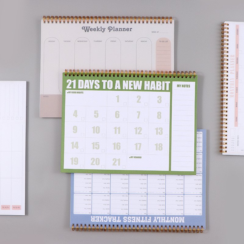 Good Deals Sprial Posted It Agenda Sticky Notes To Do List Memo Pads Customized Notebook Weekly Planner Notepad