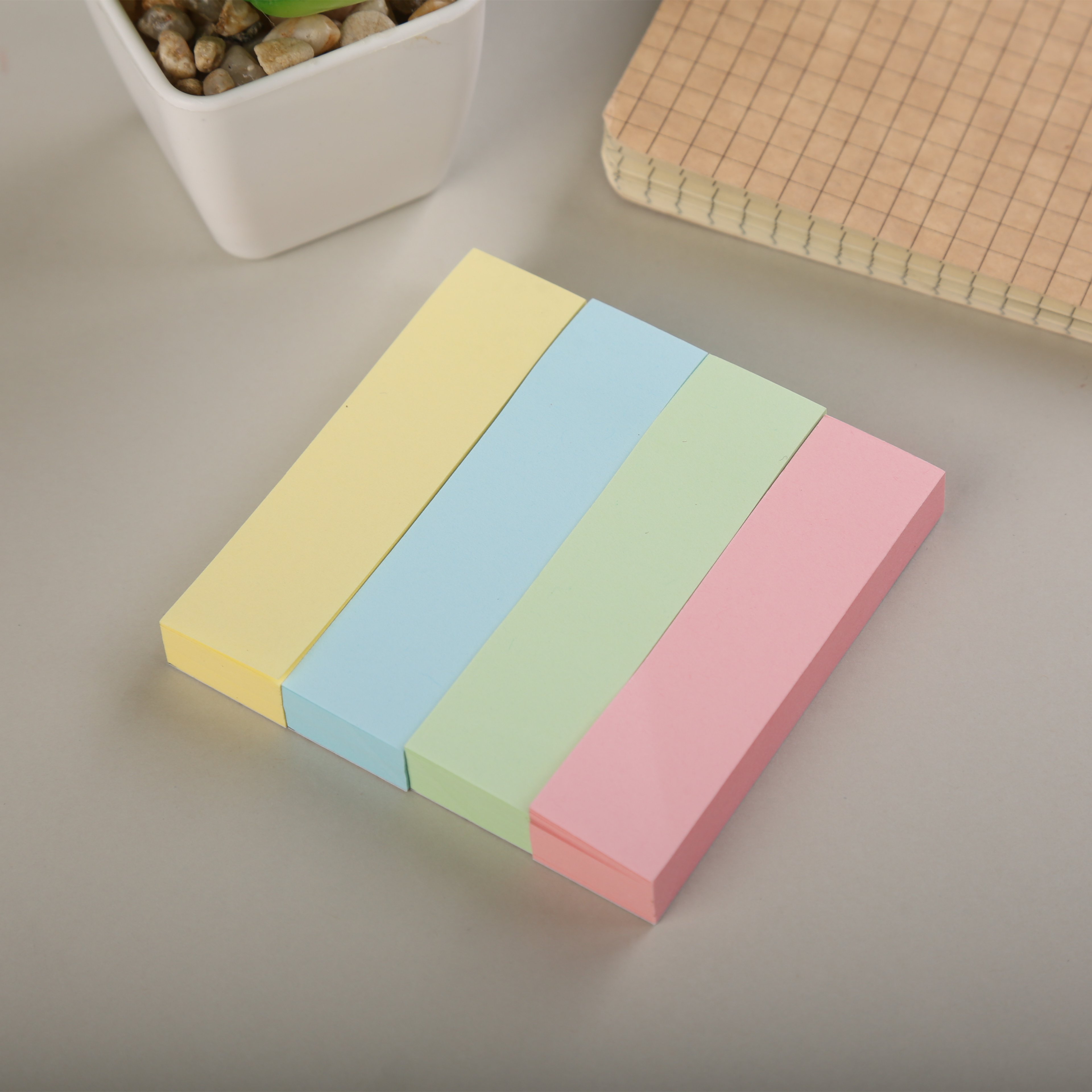 KADISI 76*15*5mm student Stationery strong stickiness Custom Note Pad School colorful Memo Pad Office Sticky Notes