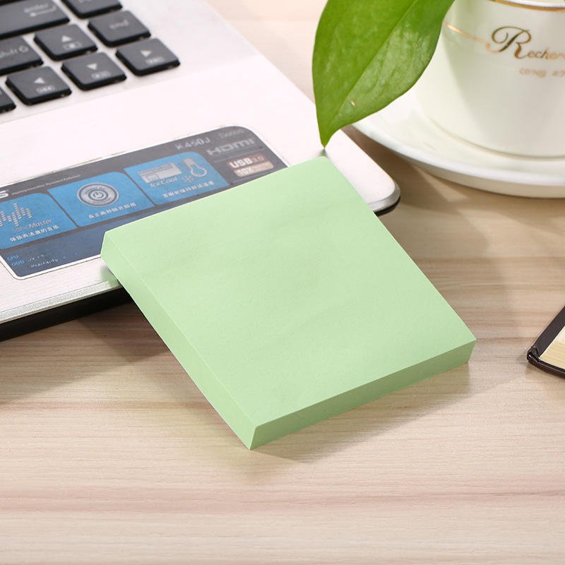 Good quality 100 sheet post offset paper full adhesive memo pad table top custom sticky notes 4x6