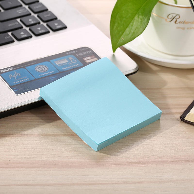 Good quality 100 sheet post offset paper full adhesive memo pad table top custom sticky notes 4x6