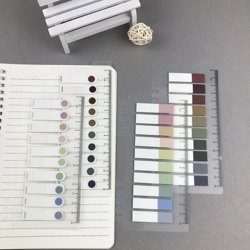60 Colors Acceptable Custom Logo Convenient Page Markers Memo Pads Index Sticker Book Tabs Annotation Morandi Sticky Notes
