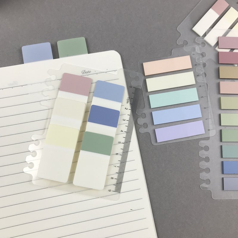 60 Colors Acceptable Custom Logo Convenient Page Markers Memo Pads Index Sticker Book Tabs Annotation Morandi Sticky Notes