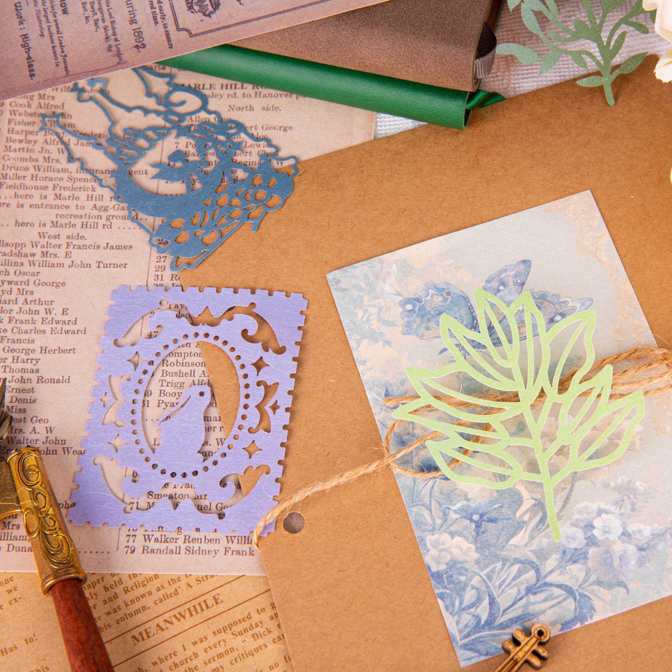 Versatile Simplicity Lace Series Memo Pads Magnetic Loose Leaf Paper Handwritten Base with Hollow Out for Stationery Office Gift