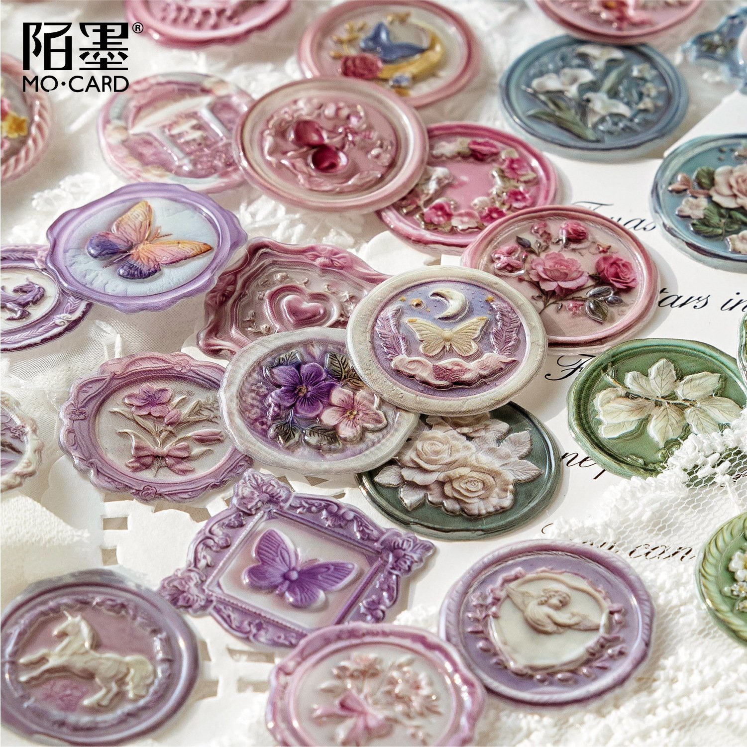 Handbook Decorative Stickers Time Box Series junk journal scrapbook stickers sticker scrapbooking