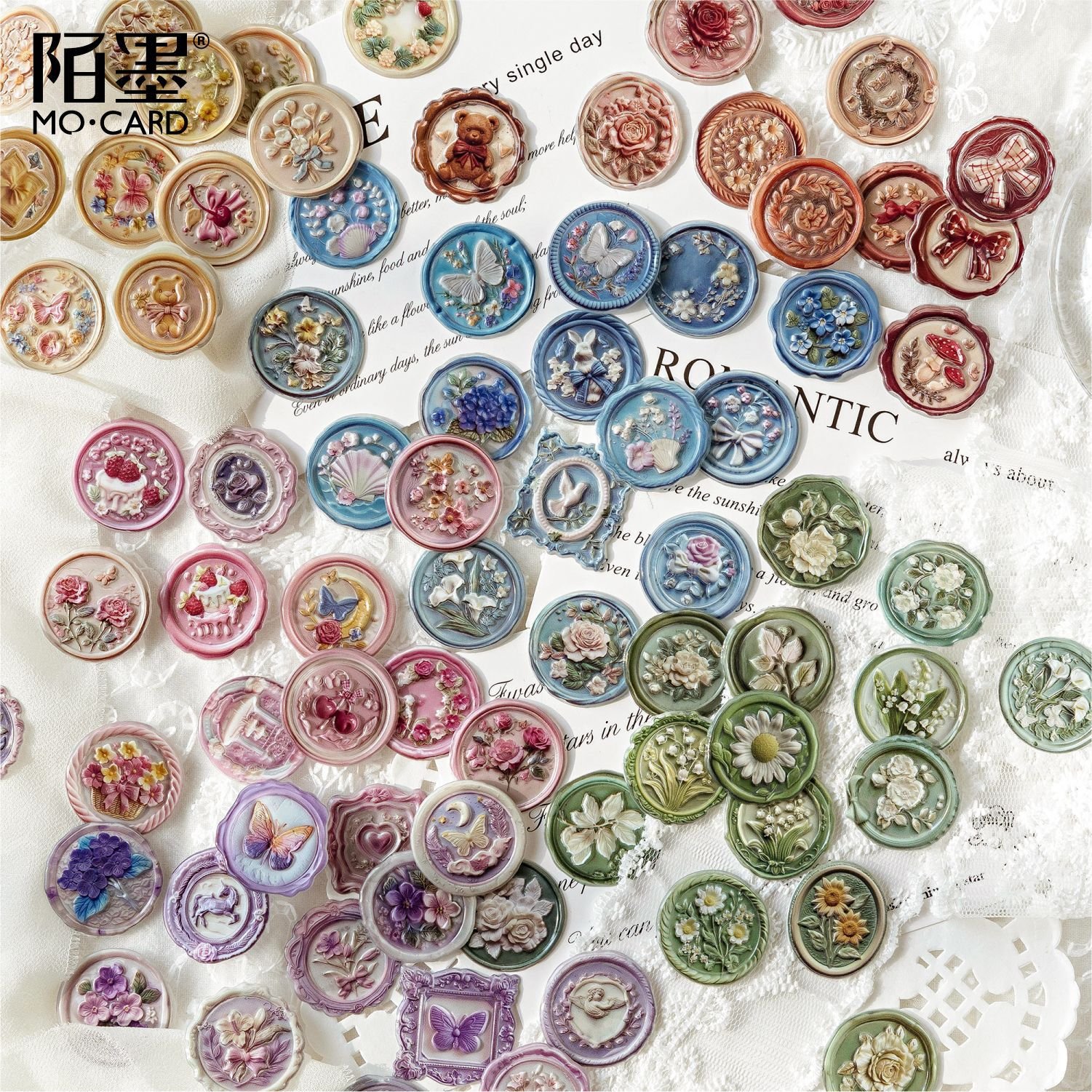 Handbook Decorative Stickers Time Box Series junk journal scrapbook stickers sticker scrapbooking