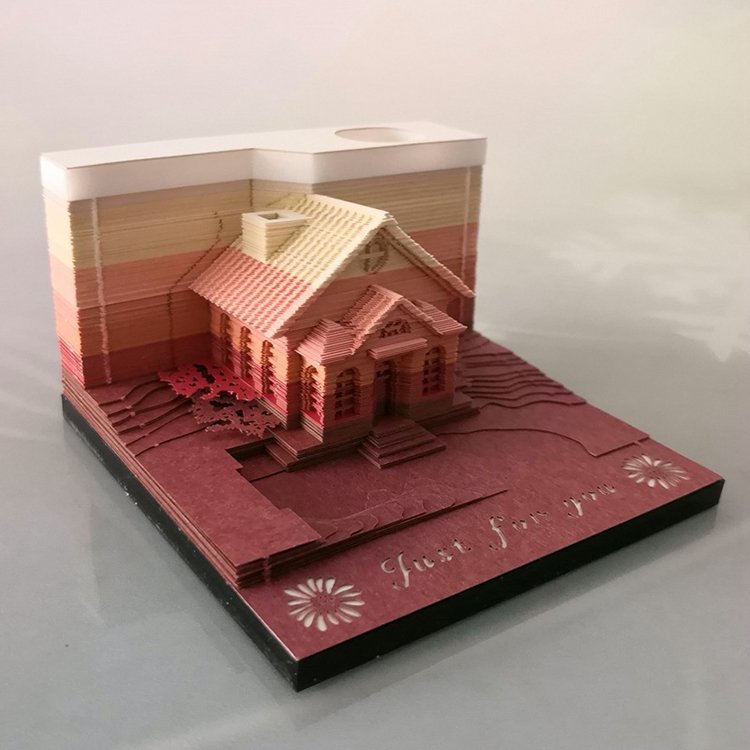 1 Piece 160 Sheets Memo Pads Paper 3D Stick Notes Convenience Stickers Paper Card Craft Memo Pads