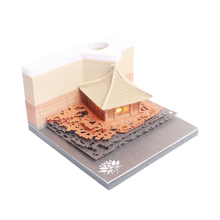 1 Piece 160 Sheets Memo Pads Paper 3D Stick Notes Convenience Stickers Paper Card Craft Memo Pads