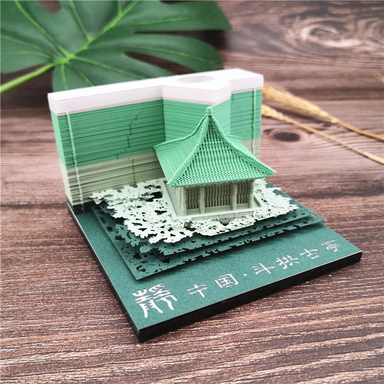 1 Piece 160 Sheets Memo Pads Paper 3D Stick Notes Convenience Stickers Paper Card Craft Memo Pads