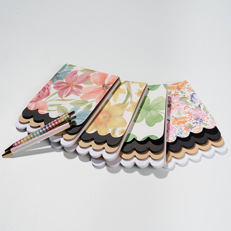 Zhengguang Wholesale Hardcover Notebook Color Paper Memo Pad with Sticky Notes & Pen Magnetic Feature for School Use
