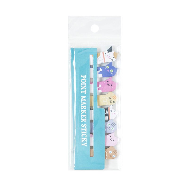 Cute Cat Mini Cartoon Animal Times Stickers Notebook Memo Pad Creative Sticks Notes