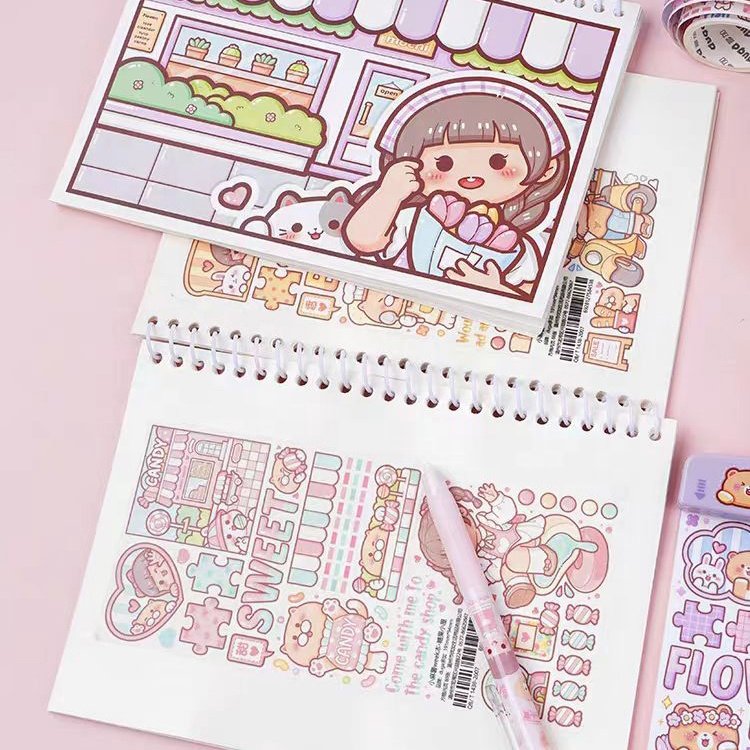 New Products Design Cute Memo Custom Note Book Journals Anime Spiral Notebook For School Students