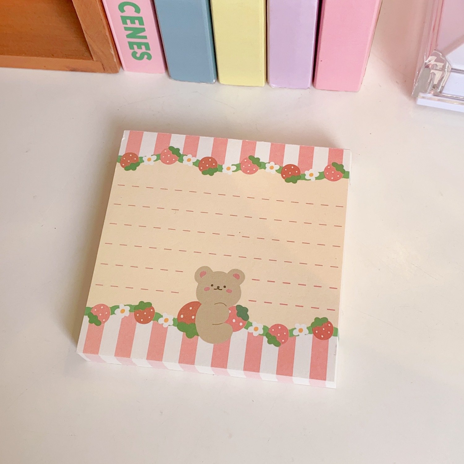 Custom shaped students office colour pattern logo processing notepad