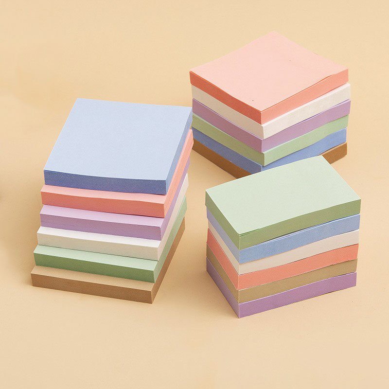 Custom Memo Pads Index Posted Sticky It Note Pads Paper Sticky Notes 3x3inch Morandi Adhesive Sticky Notes Set