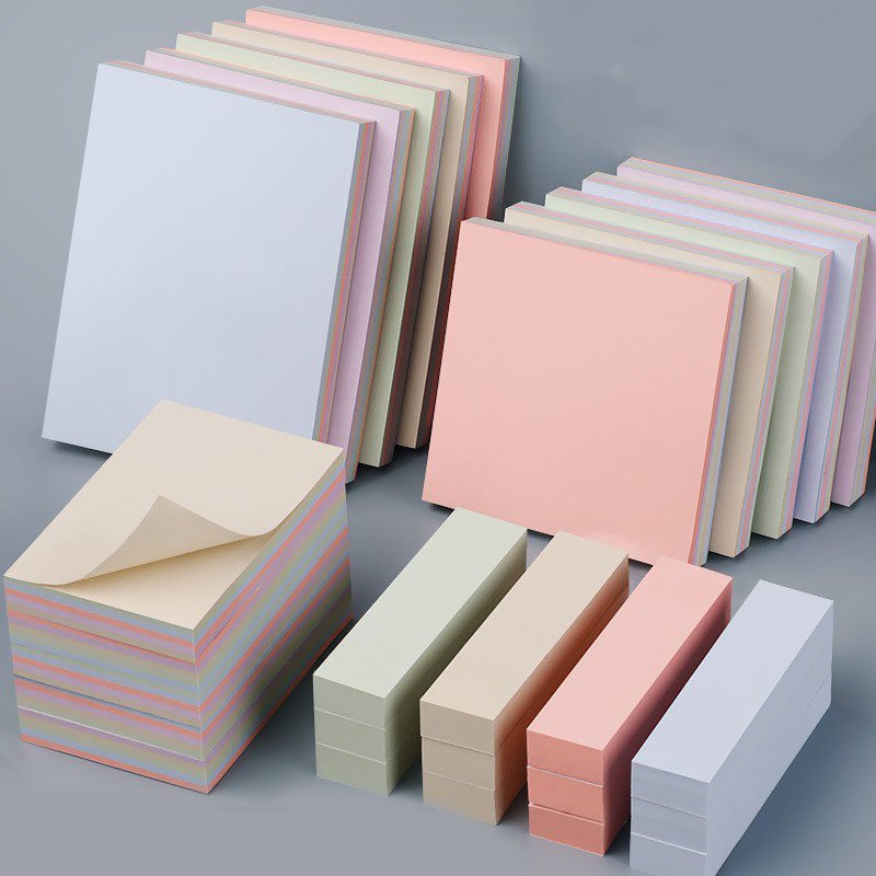 Custom Memo Pads Index Posted Sticky It Note Pads Paper Sticky Notes 3x3inch Morandi Adhesive Sticky Notes Set