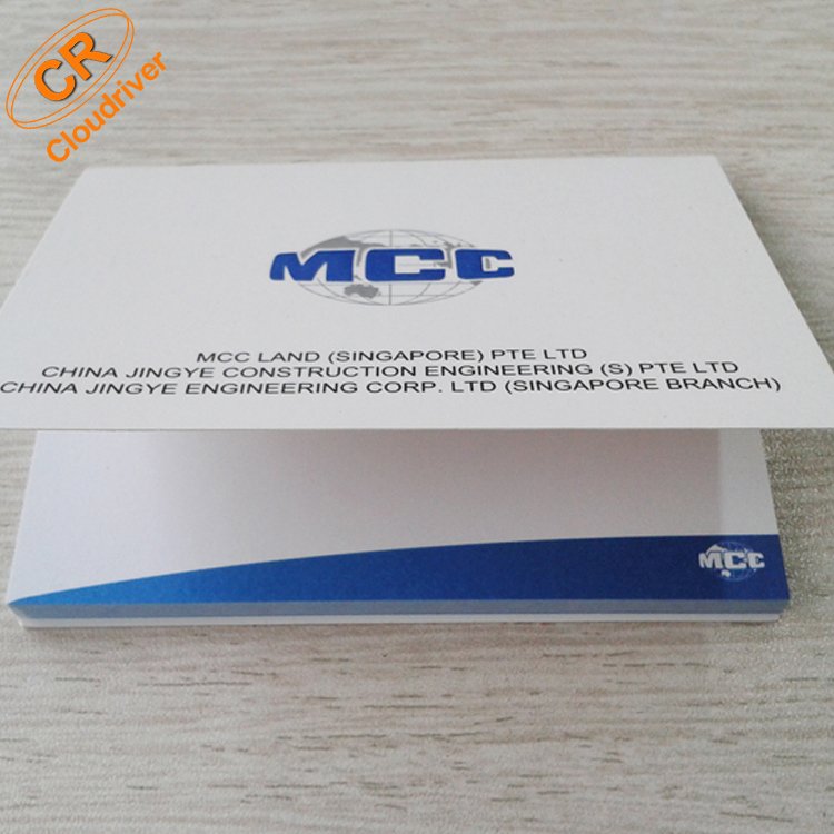 High Quality Custom Promotional Stationary Soft Cover Mini Sticky Notebook Logo Memo Pad