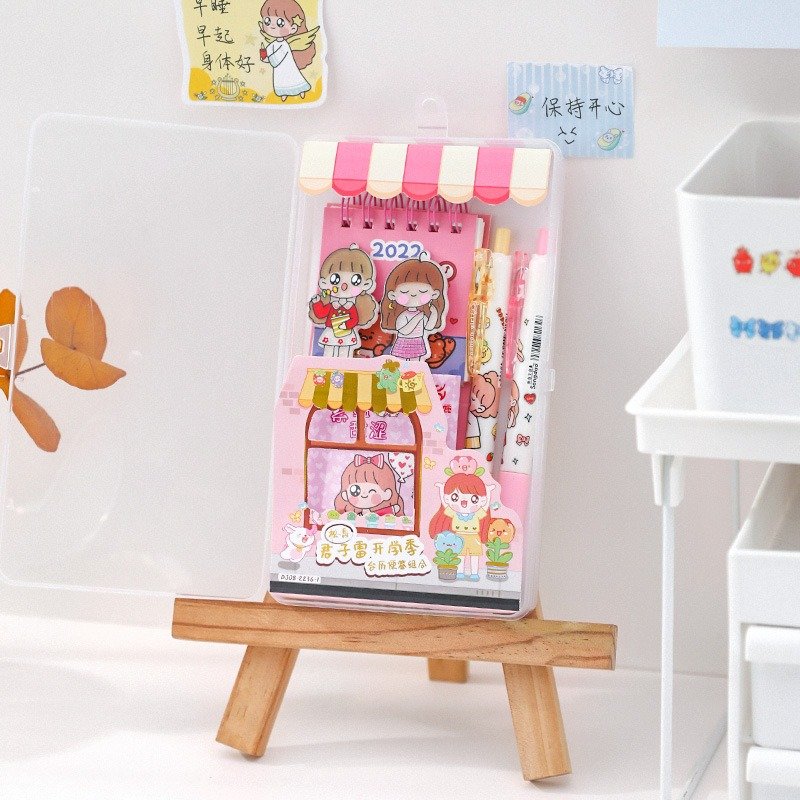 Student supplies, cute anthology, sticky notes, blind boxes, desktop ornaments, desk calendars, large sets, Sticky notes sets