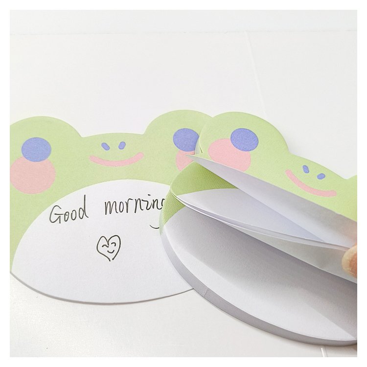 High Quality Office Supplies Custom Cartoon Animals Shape Self-stick Memo Pad Stationery Cute die cut cute shape Sticky Notes