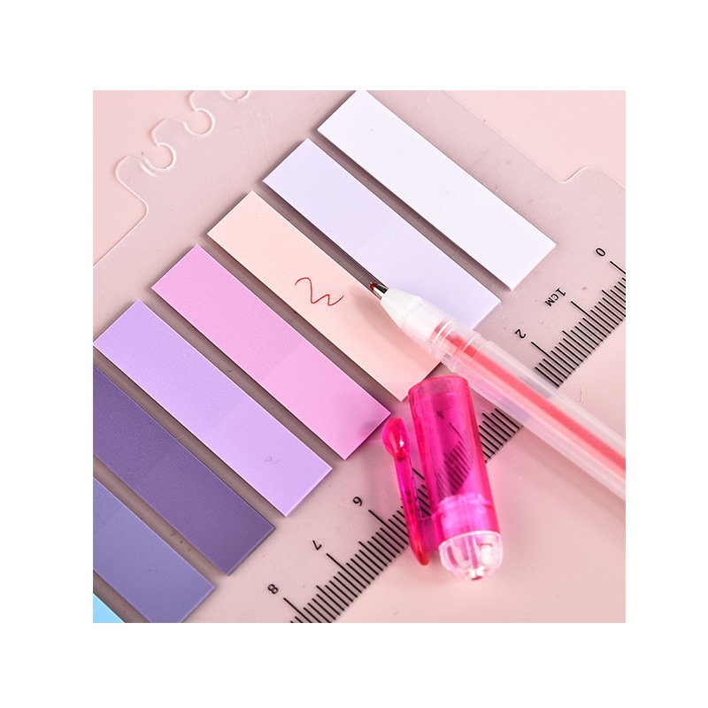 Transparent Repositionable Color Page Markers Loose Leaf Annotation Tabs for School & Drawing Book Index Tabs