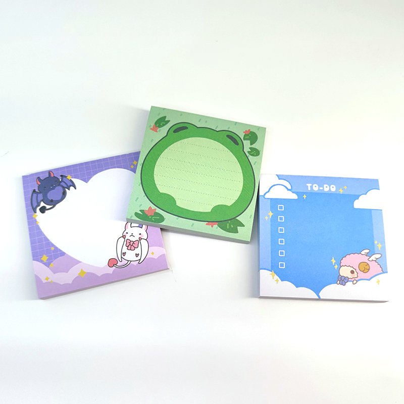 Portable Mini Magnetic Self-Adhesive Stick Notes Paper for Office School Gift Use Loose Leaf Feature Memo Pad Custom Logo
