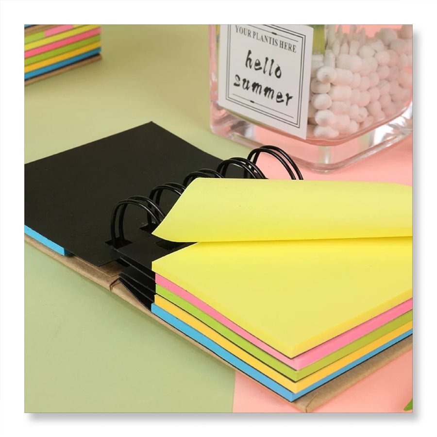 Custom Spiral Bound Notepad with Paper Cover