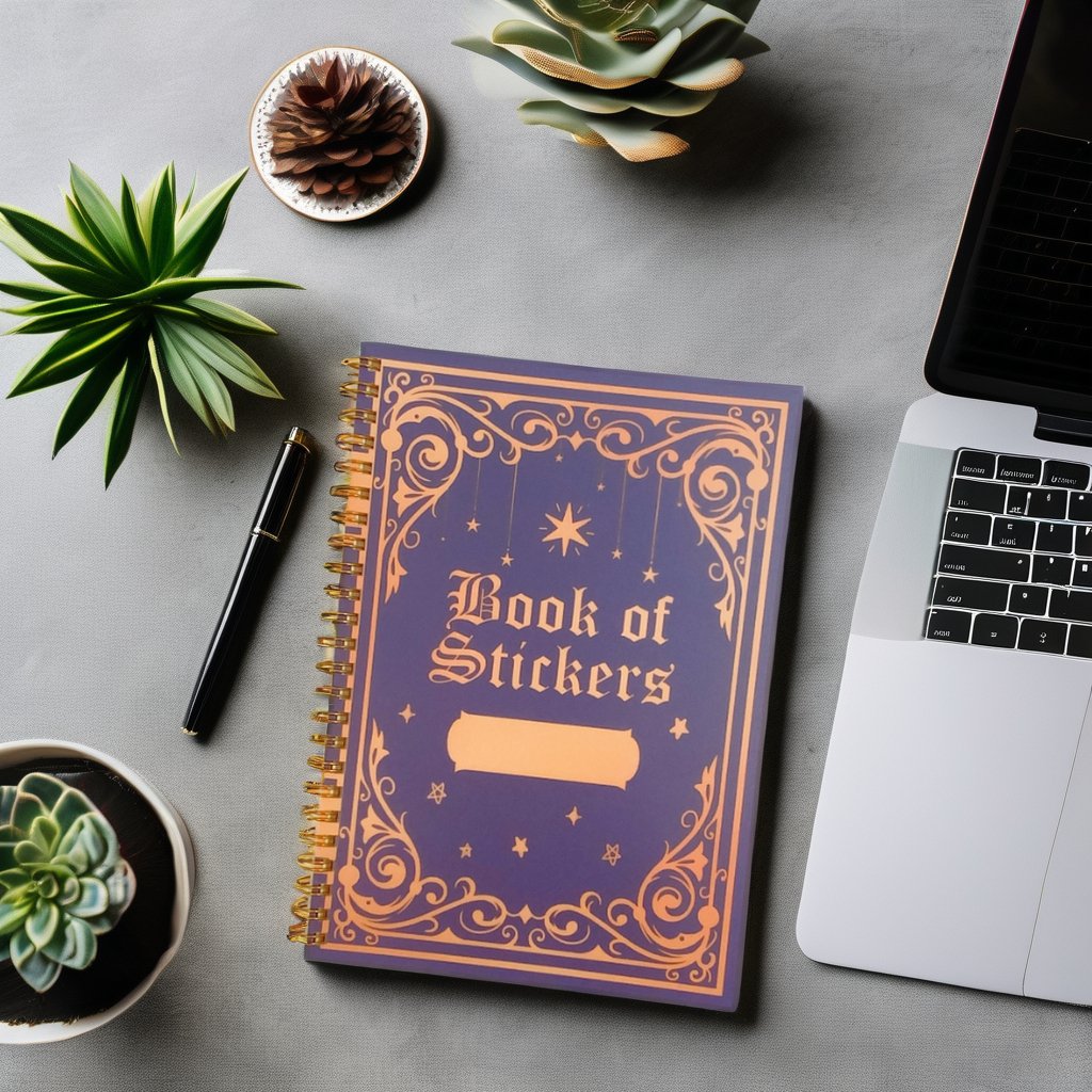 Supplier Direct Sale You Own Design Sticker Book Smooth Material Reusable Sticker Book Eco Friendly Glossy Cover Fast Delivery