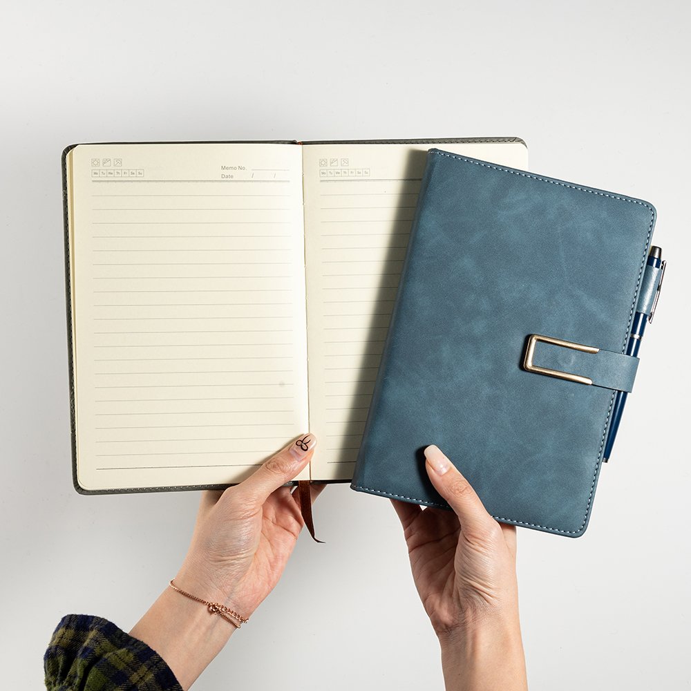 Diary Book Hardcover Journal Custom Logo Handwriting School Note Book For Students Luxury Pen A5 Notebook