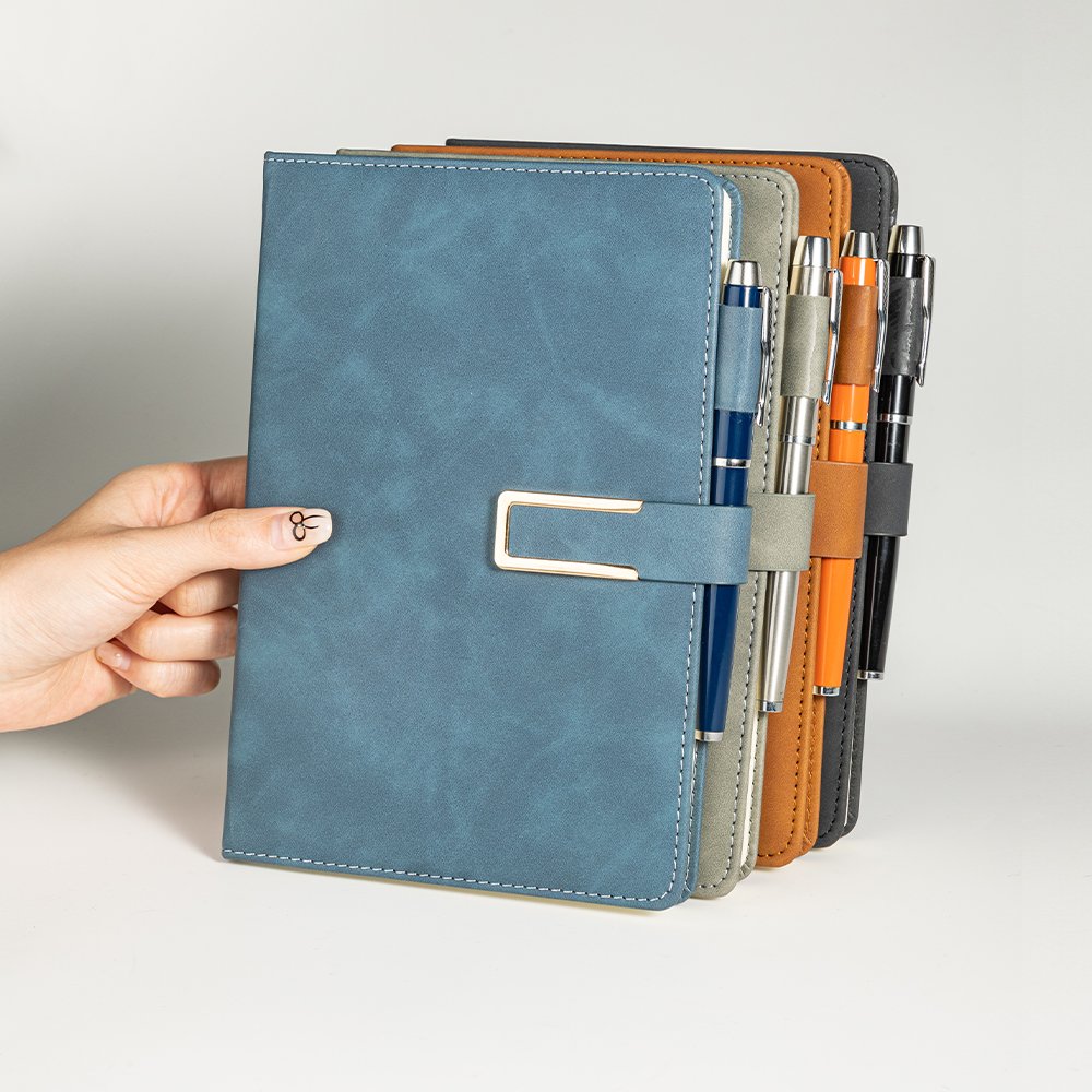 Diary Book Hardcover Journal Custom Logo Handwriting School Note Book For Students Luxury Pen A5 Notebook