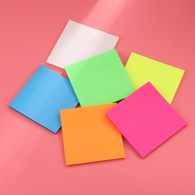 Custom Grocery to Do List Print Magnet OEM Customized Notepad Color Design Transparent Colorful Sticky Note