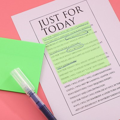 Custom Grocery to Do List Print Magnet OEM Customized Notepad Color Design Transparent Colorful Sticky Note
