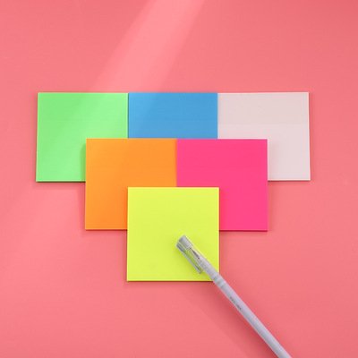 Custom Grocery to Do List Print Magnet OEM Customized Notepad Color Design Transparent Colorful Sticky Note